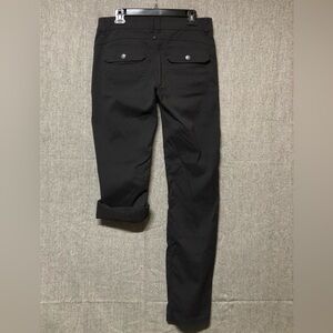 Prana Roll Tab Hem Hiking Camping Outdoor Pants Sz 10 Snap Button Pockets